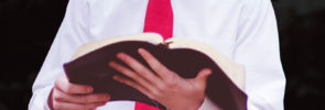 Man with Open Bible