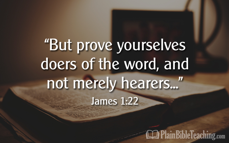 James 1:22