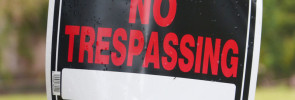 No Trespassing