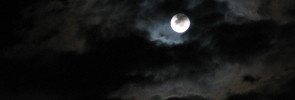 Moon and clouds