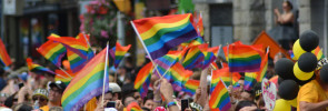 Rainbow flags