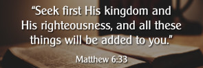 Matthew 6:33