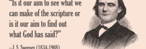 J. S. Sweeney: Our Aim