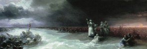 Passage of the Jews through the Red Sea - Aivazovsky