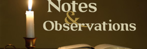 Notes & Observations