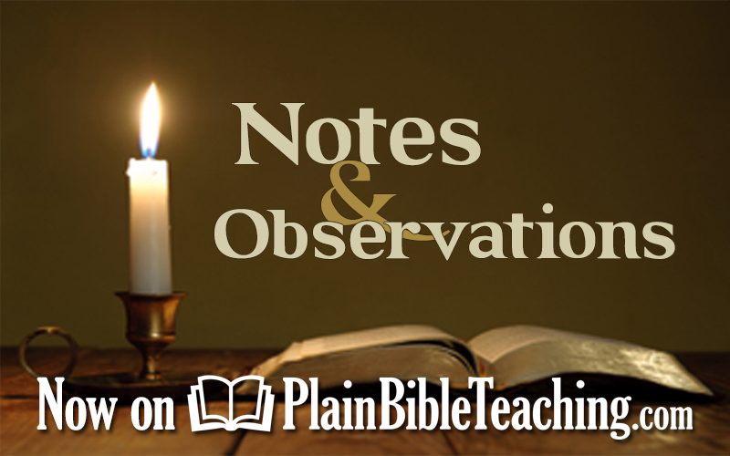 Notes & Observations