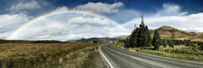 Road and Rainbow