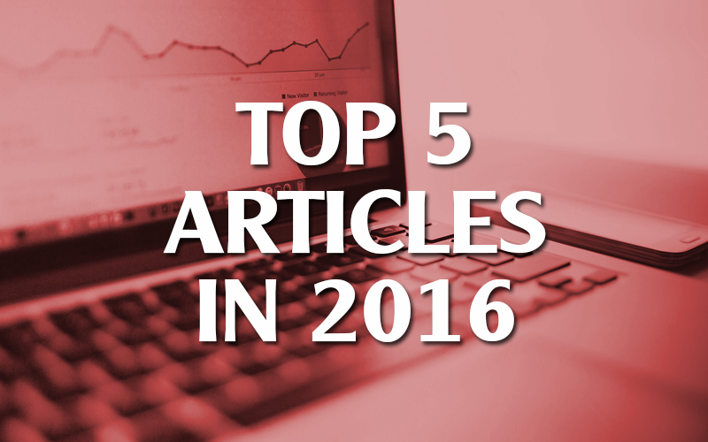 Top 5 Articles in 2016