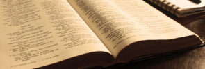 Bible and Notebook