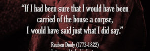 Reuben Dooly: You Have Killed Yourself
