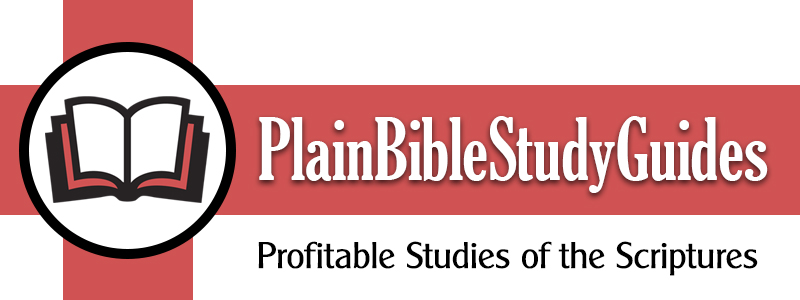 Plain Bible Study Guides