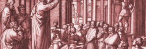 Paul preaching in Athens