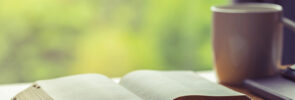 Open Bible with Coffee Cup