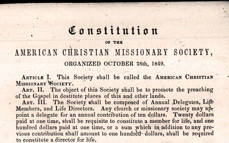 American Christian Missionary Society