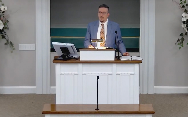 Gospel Meeting at the Warfield Blvd. church of Christ, Andy Sochor preaching