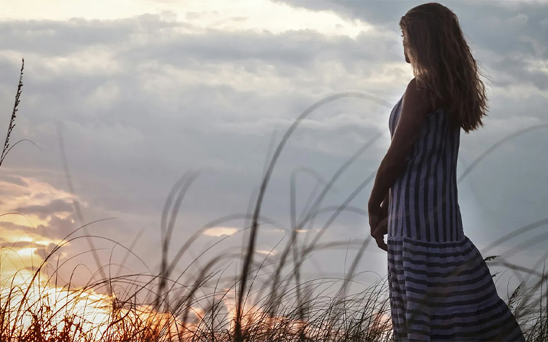 Woman at Sunset